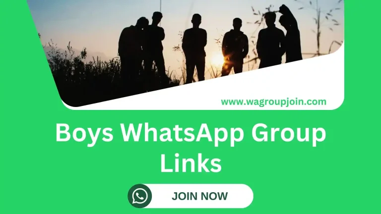 Boys WhatsApp Group Links